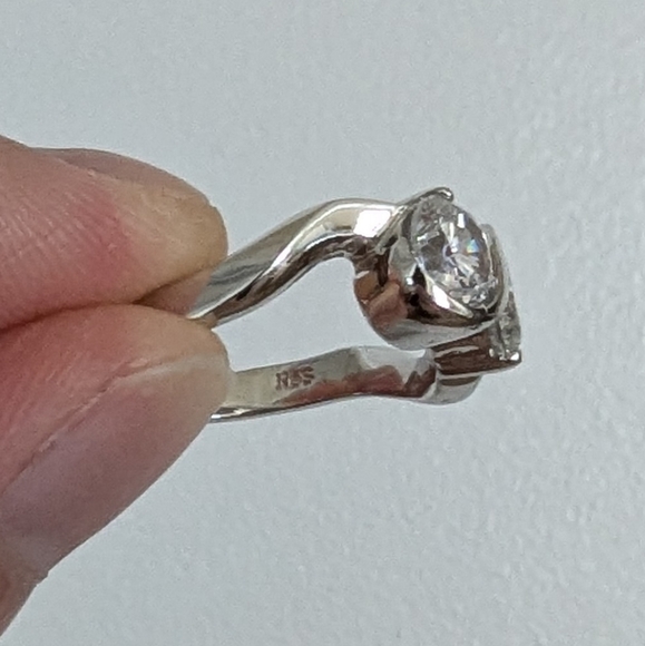 Toi et Moi ring size US 7.5 - Picture 4 of 11